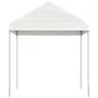 Gazebo con Tetto Bianco 6,69x2,28x2,69 m in Polietilene