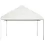 Gazebo con Tetto Bianco 6,69x4,08x3,22 m in Polietilene