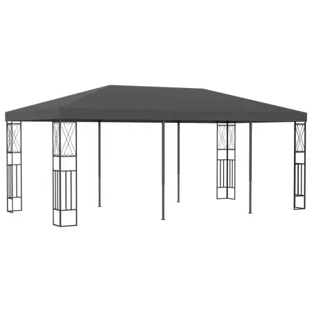 Gazebo 3x6 m Antracite in Tessuto