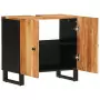 Mobile Lavabo 62x33x58 cm Legno Massello Acacia e Multistrato