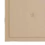 Cuscini per Sedie da Giardino 4 pz Beige 50x50x3 cm in Tessuto