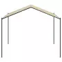 Tenda a Baldacchino Beige 4x3 m in Acciaio e Tessuto