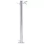 Colonna d'Acqua da Giardino 60 cm Acciaio Inox Rotonda