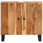 Mobile Lavabo 62x33x58 cm Legno Massello Acacia e Multistrato