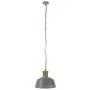 Lampada a Sospensione Industriale 32 cm Grigia E27