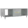 Tavolino Salotto Grigio Cemento 102x50x40 cm Legno Multistrato