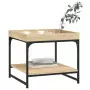 Tavolino Salotto Rovere Sonoma 49,5x49,5x45cm Legno Multistrato