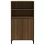 Credenza Rovere Marrone 60x36x110 cm in Legno Multistrato