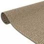 Tappeto Corsia Aspetto Sisal Sabbia 80x150 cm