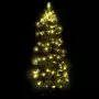 Albero di Natale a Spirale con Base e LED Verde 150 cm PVC