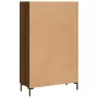 Credenza Rovere Marrone 69,5x31x115 cm in Legno Multistrato