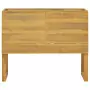 Mobile da Bagno 90x45x75 cm in Legno Massello di Teak