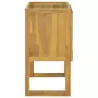 Mobile da Bagno 90x45x75 cm in Legno Massello di Teak