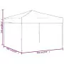 Tenda per Feste Pieghevole Rossa 3x3 m