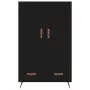 Credenza Nera 69,5x31x115 cm in Legno Multistrato