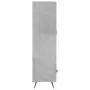 Credenza Grigio Cemento 69,5x31x115 cm in Legno Multistrato