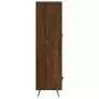 Credenza Rovere Marrone 69,5x31x115 cm in Legno Multistrato