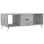 Tavolino Salotto Grigio Cemento 102x50x40 cm Legno Multistrato