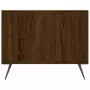 Tavolino Salotto Rovere Marrone 102x50x40 cm Legno Multistrato