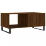 Tavolino da Salotto Rovere Marrone 90x50x40cm Legno Multistrato