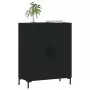 Credenza Nera 69,5x34x90 cm in Legno Multistrato