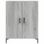 Credenza Grigio Sonoma 69,5x34x90 cm in Legno Multistrato