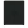 Credenza Nera 69,5x34x90 cm in Legno Multistrato