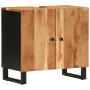 Set Mobili da Bagno 2pz in Legno Massello di Acacia