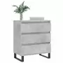 Credenza Grigio Cemento 60x35x70 cm in Legno Multistrato