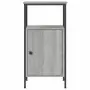 Comodini 2pz Grigio Sonoma 41x31x80 cm in Legno Multistrato