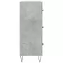 Credenza Grigio Cemento 69,5x34x90 cm in Legno Multistrato