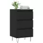 Credenza Nera 40x35x70 cm in Legno Multistrato