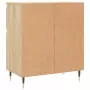 Credenza Rovere Sonoma 60x35x70 cm in Legno Multistrato