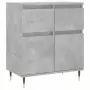 Credenza Grigio Cemento 60x35x70 cm in Legno Multistrato