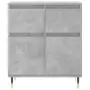 Credenza Grigio Cemento 60x35x70 cm in Legno Multistrato