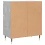 Credenza Grigio Cemento 60x35x70 cm in Legno Multistrato