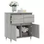 Credenza Grigio Sonoma 60x35x70 cm in Legno Multistrato