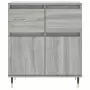 Credenza Grigio Sonoma 60x35x70 cm in Legno Multistrato