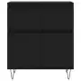 Credenza Nero 60x35x70 cm in Legno Multistrato