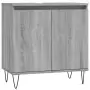 Mobile da Bagno Grigio Sonoma 58x33x60 cm in Legno Multistrato