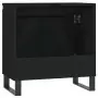 Mobile da Bagno Nero 58x33x60 cm in Legno Multistrato