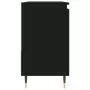 Armadietto da Bagno Nero 65x33x60 cm in Legno Multistrato