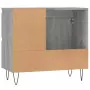 Armadietto Bagno Grigio Sonoma 65x33x60 cm in Legno Multistrato