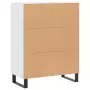 Credenza Bianca 69,5x34x90 cm in Legno Multistrato