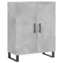 Credenza Grigio Cemento 69,5x34x90 cm in Legno Multistrato