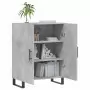 Credenza Grigio Cemento 69,5x34x90 cm in Legno Multistrato