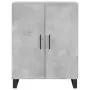 Credenza Grigio Cemento 69,5x34x90 cm in Legno Multistrato