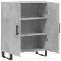 Credenza Grigio Cemento 69,5x34x90 cm in Legno Multistrato