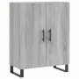 Credenza Grigio Sonoma 69,5x34x90 cm in Legno Multistrato