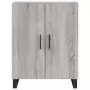 Credenza Grigio Sonoma 69,5x34x90 cm in Legno Multistrato